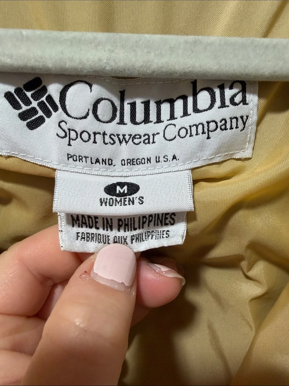 Vintage Wonens Columbia Hooded Windbreaker Rain Jacket Y2K Retro 90s M Outdoor